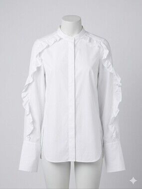 Jil Sander Luxury Statement Blouse With French Cuffs